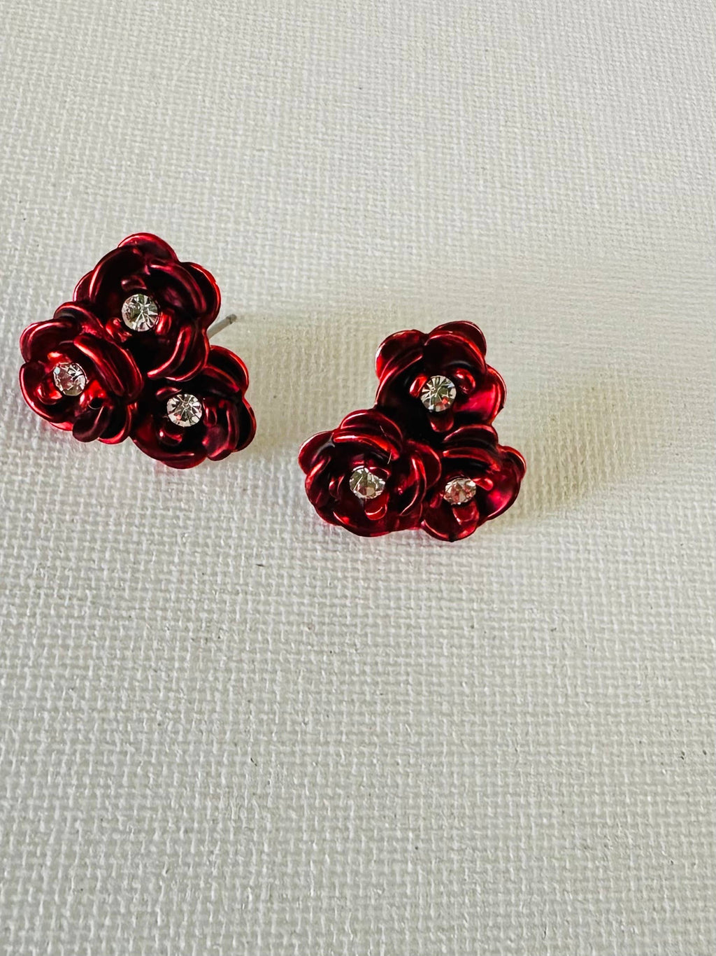 Roses Earrings-POST/horse lovers Jewelry