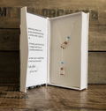 Saddle Stirrup Necklace w/AQUA Bead Jewelry