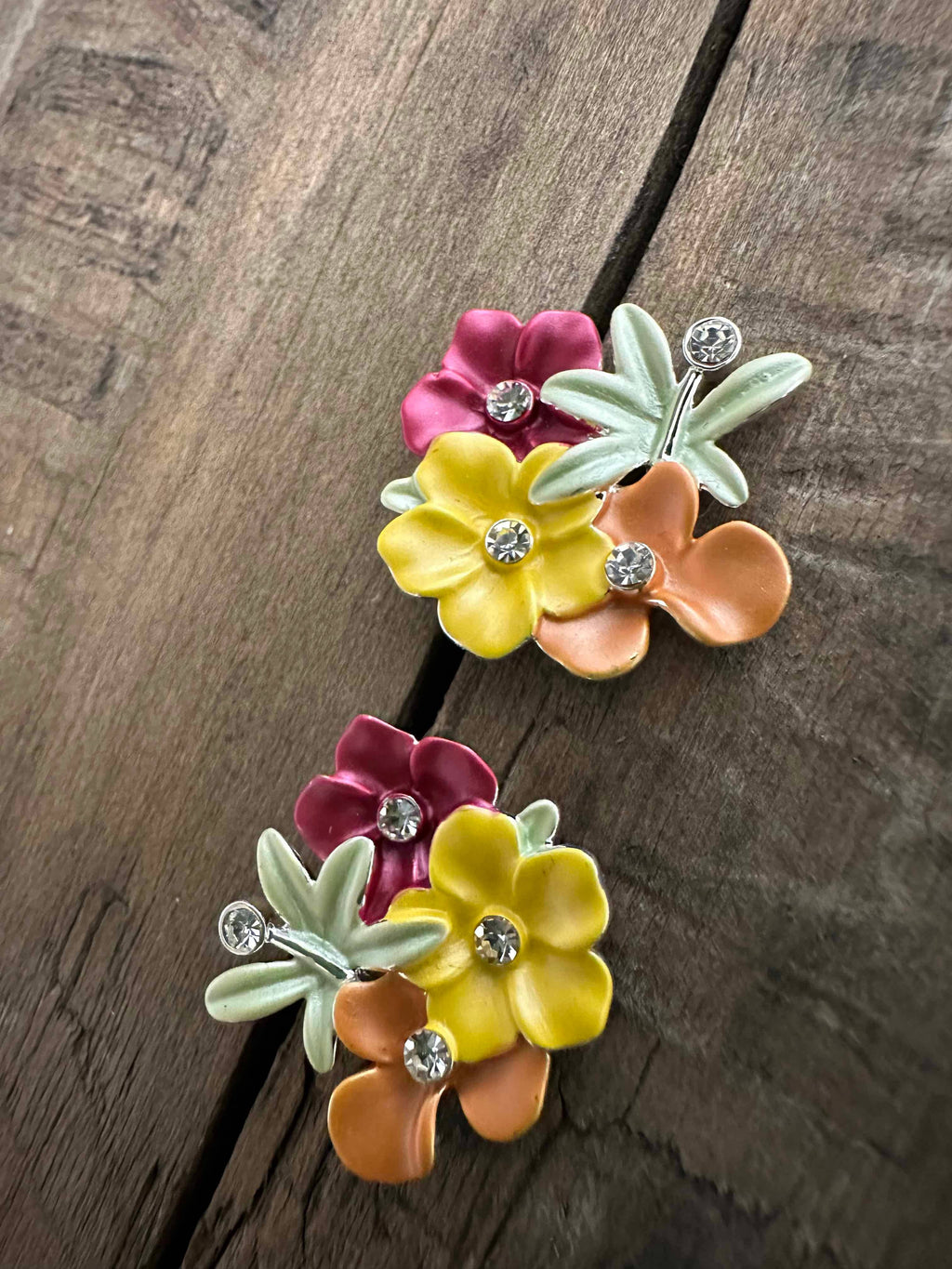 Boho Flower ER POST/Horse Lovers/ Jewelry