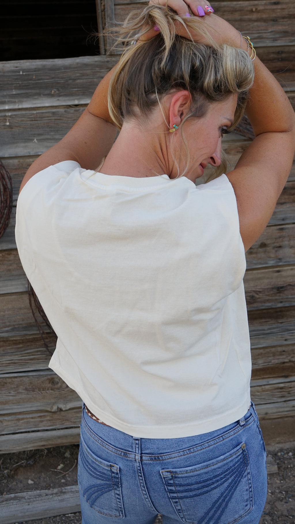 Hang in There| Western Graphic Muscle Tank
