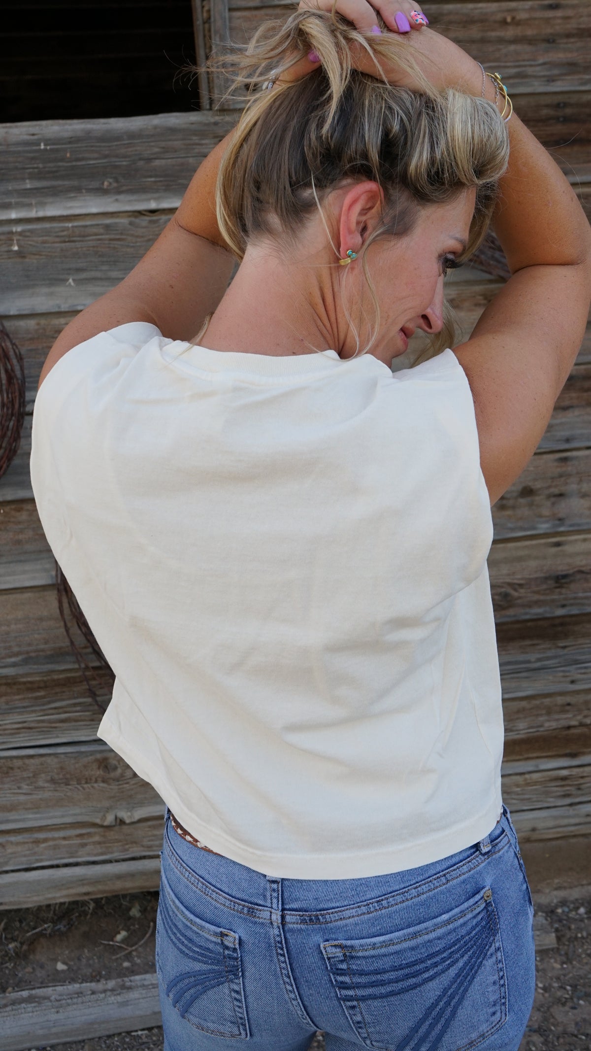 Hang in There| Western Graphic Muscle Tank
