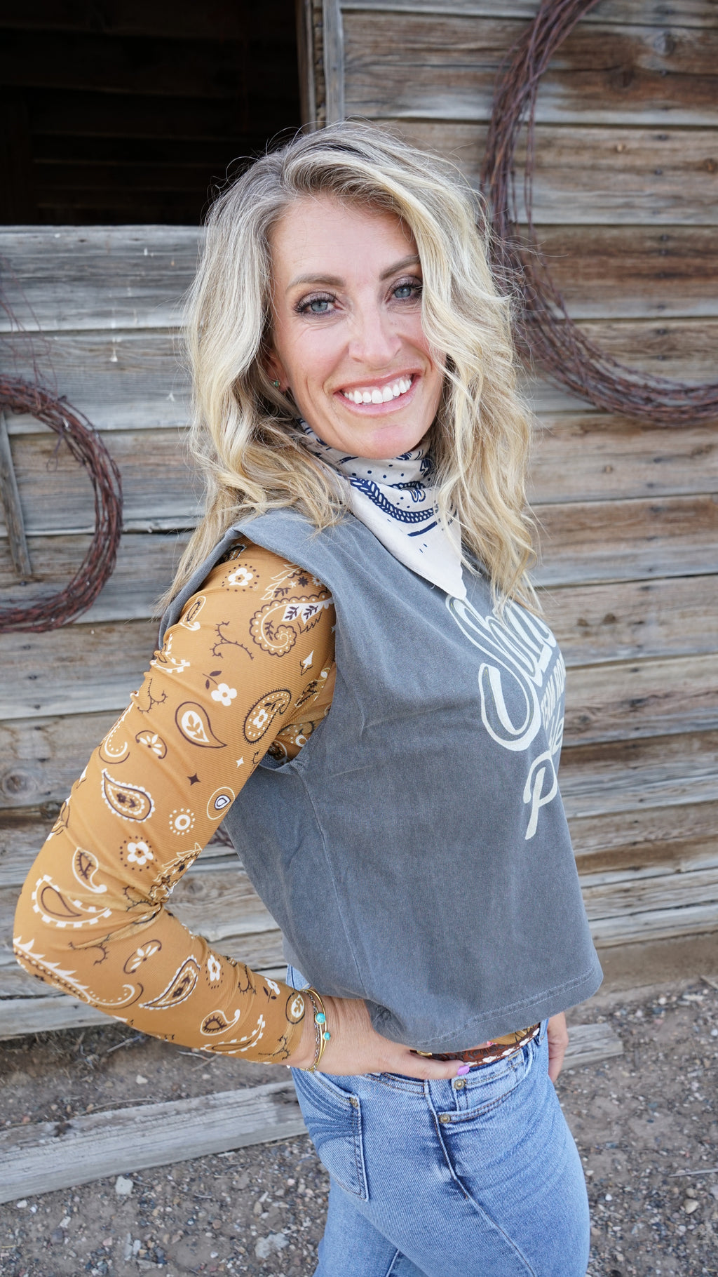 Some Team Ropers Problem| Western Graphic Muscle Tank