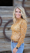 Bandana Babe Mustard Mesh