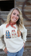 Fall Pumpkin Chaps Graphic Sweatshirt