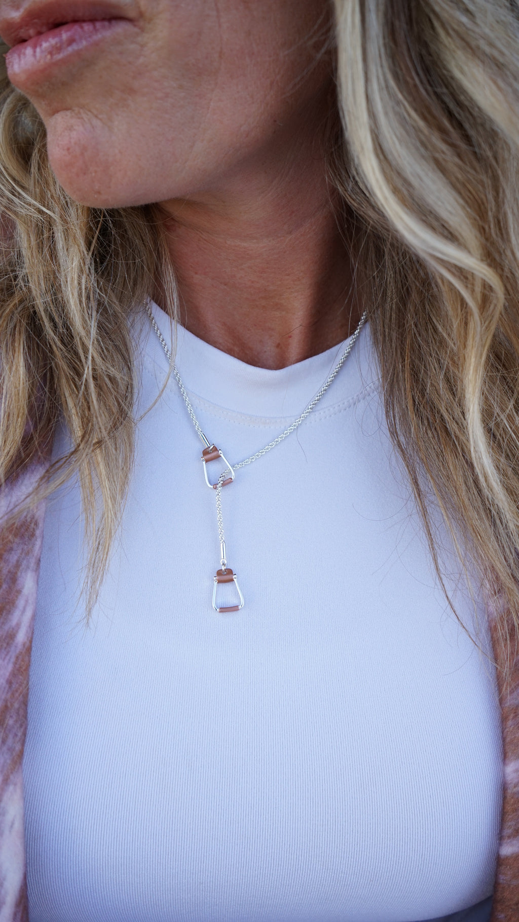 Saddle Stirrup PETITE Necklace Jewelry