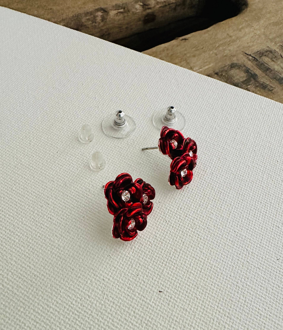 Roses Earrings-POST/horse lovers Jewelry