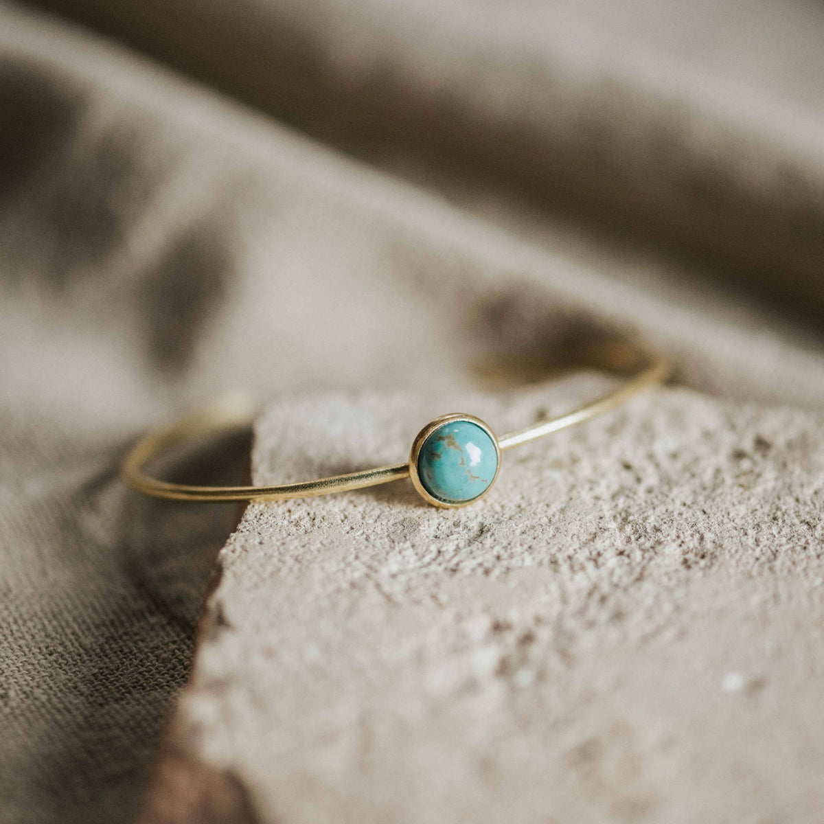 Hyalite Stacker//Turquoise 6mm/8mm