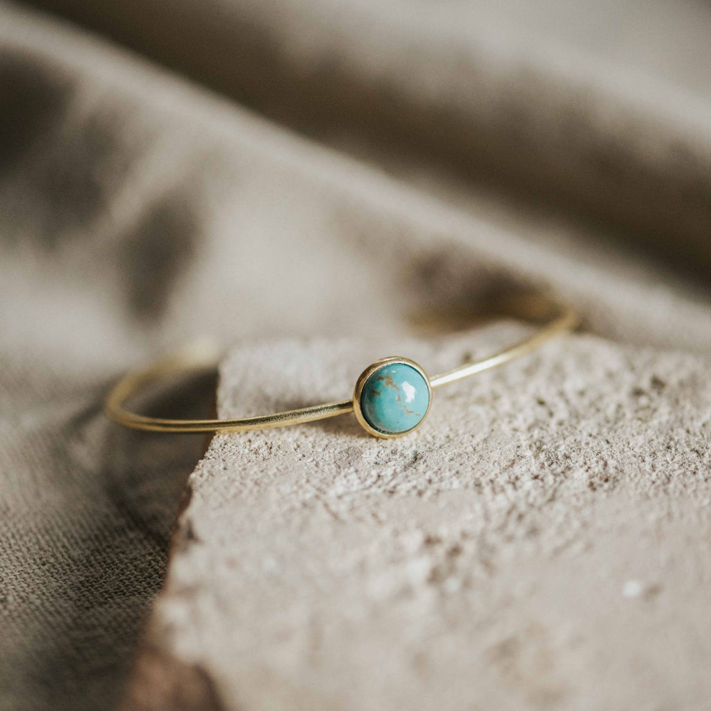 Hyalite Stacker//Turquoise 6mm/8mm