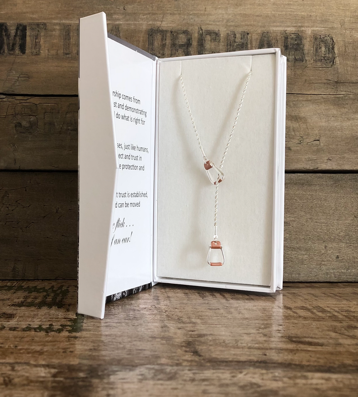 Saddle Stirrup PETITE Necklace Jewelry