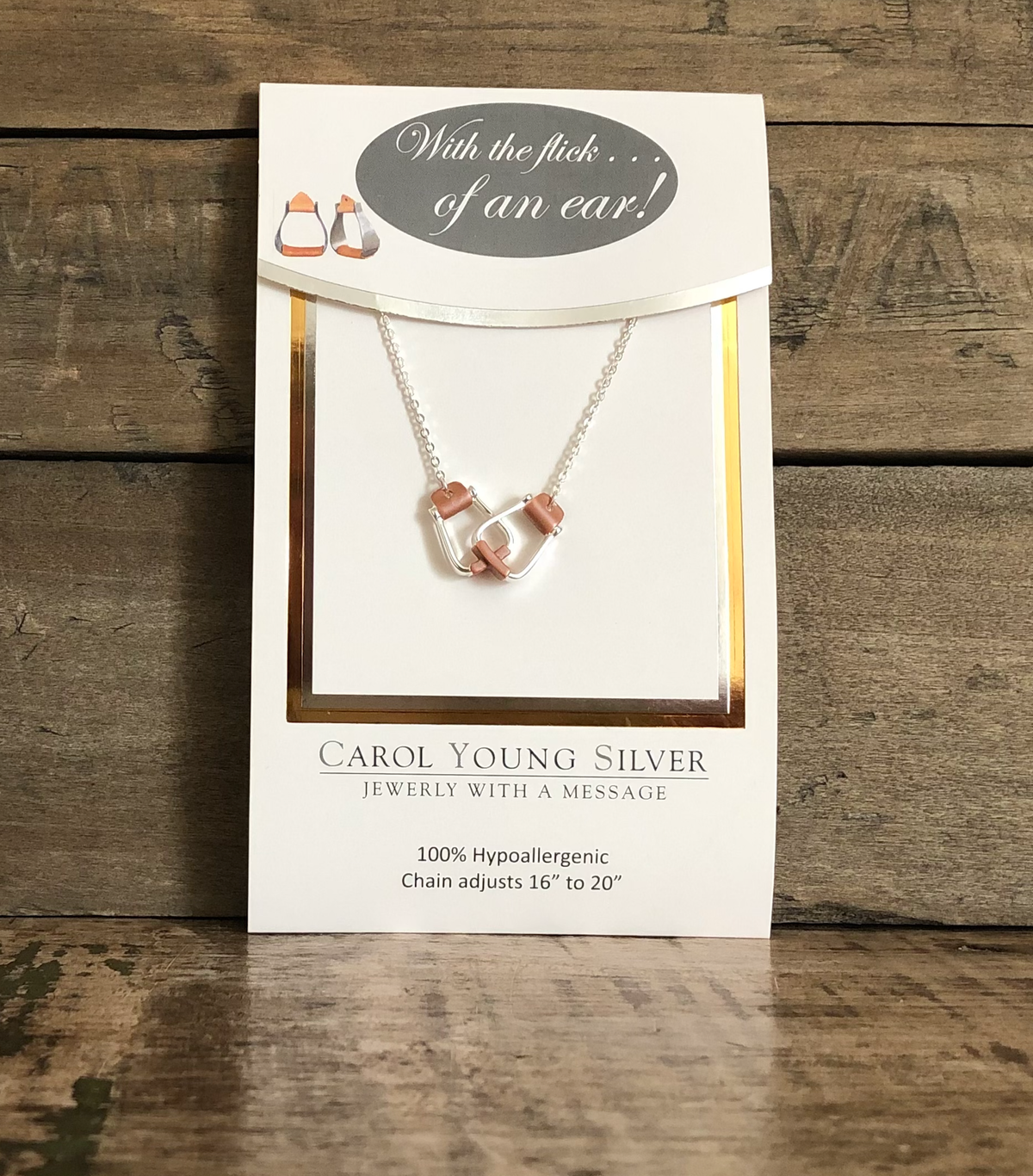 Saddle Stirrup "Y" Necklace Jewelry
