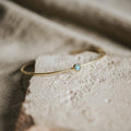 Hyalite Stacker//Turquoise 6mm/8mm