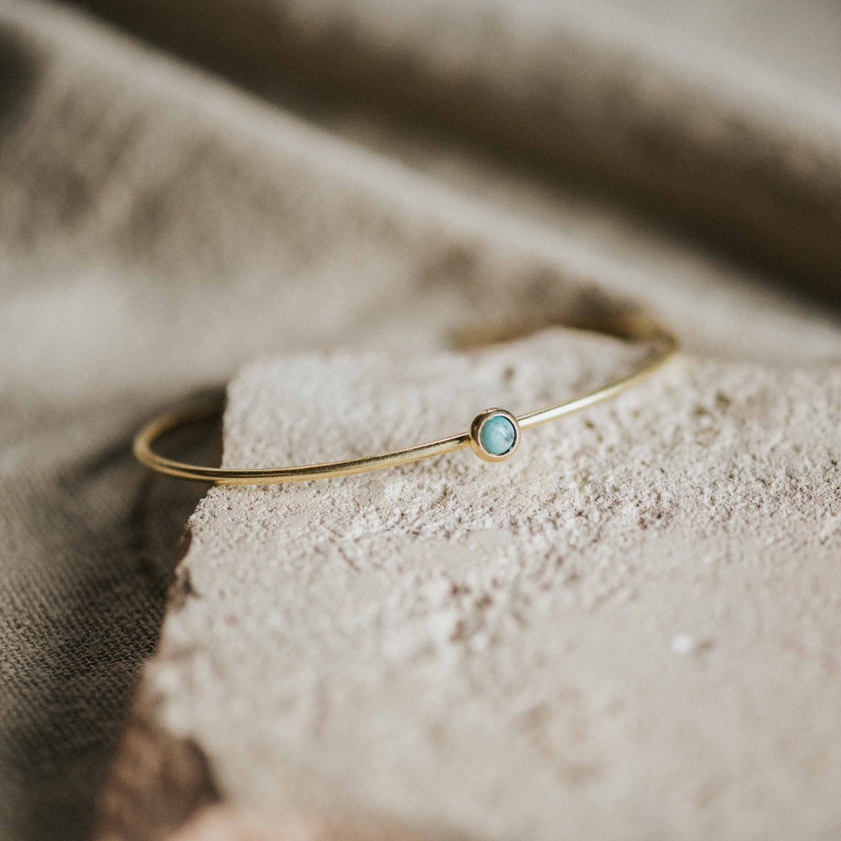 Hyalite Stacker//Turquoise 6mm/8mm